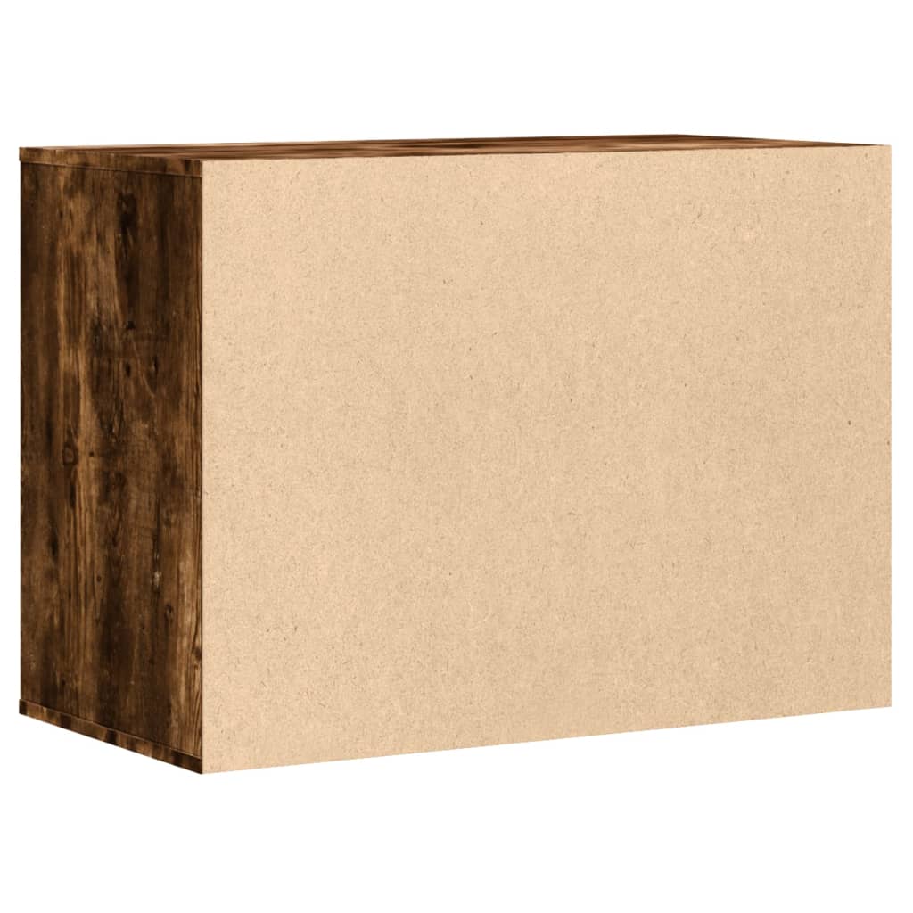 Kommode røkt eik 80x41x58 cm konstruert tre