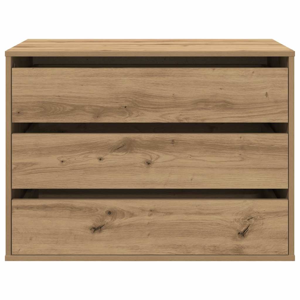 Kommode artisan eik 80x41x58 cm konstruert tre