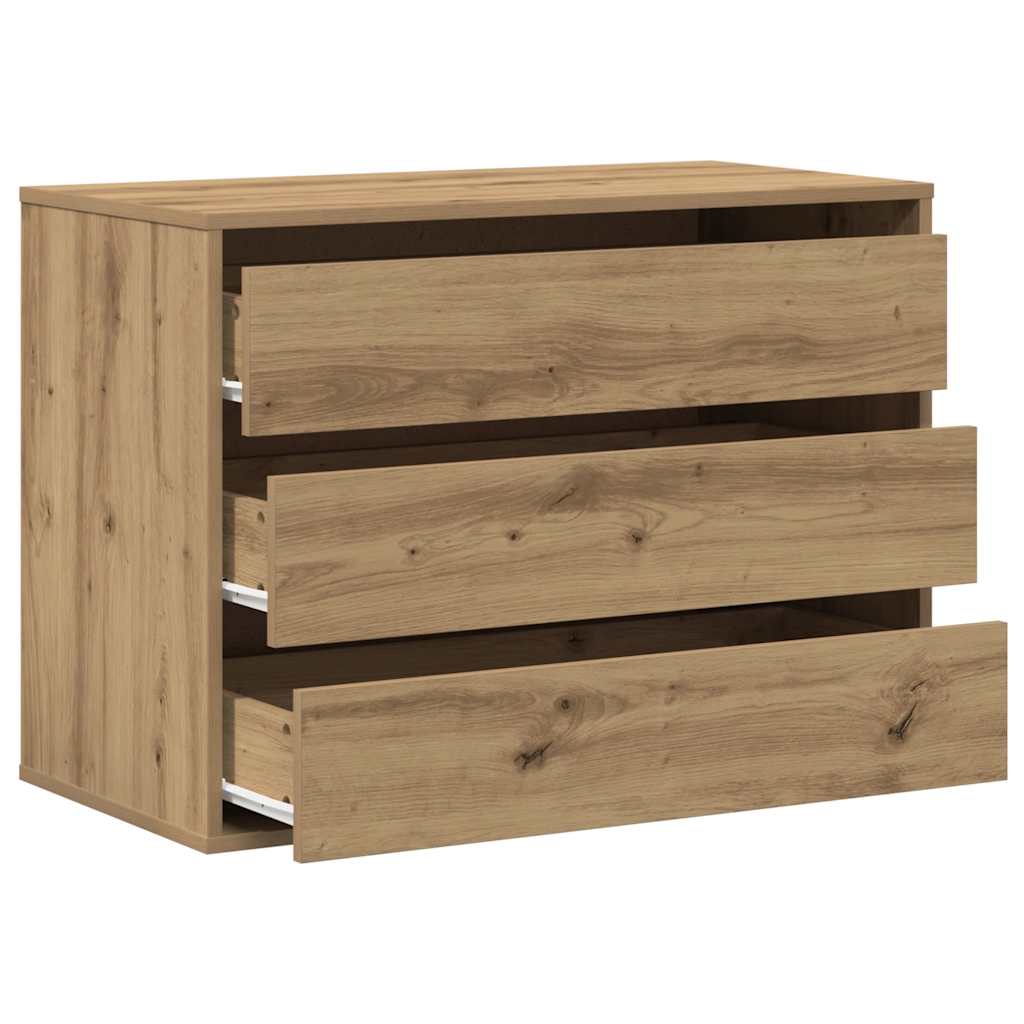 Kommode artisan eik 80x41x58 cm konstruert tre