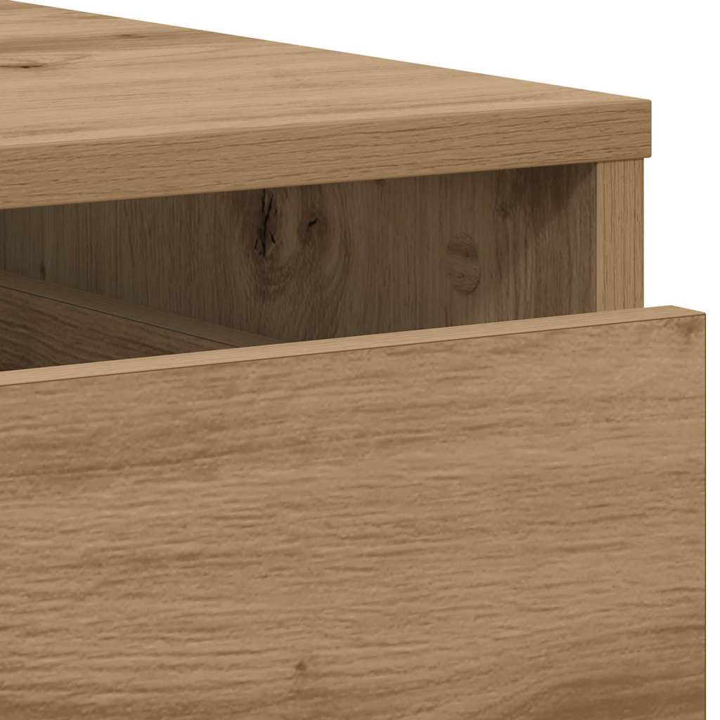 Kommode artisan eik 80x41x58 cm konstruert tre