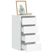 Kommode hvit 40x41x76 cm konstruert tre
