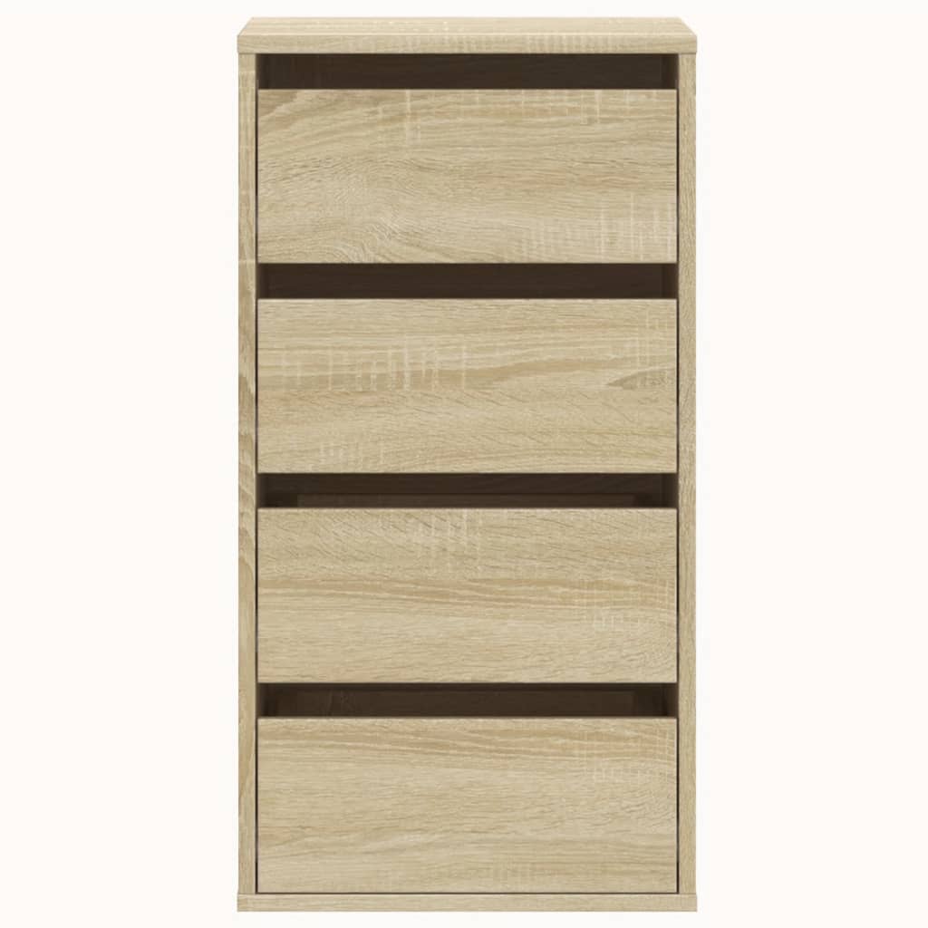 Kommode sonoma eik 40x41x76 cm konstruert tre