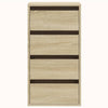 Kommode sonoma eik 40x41x76 cm konstruert tre