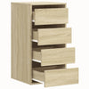 Kommode sonoma eik 40x41x76 cm konstruert tre