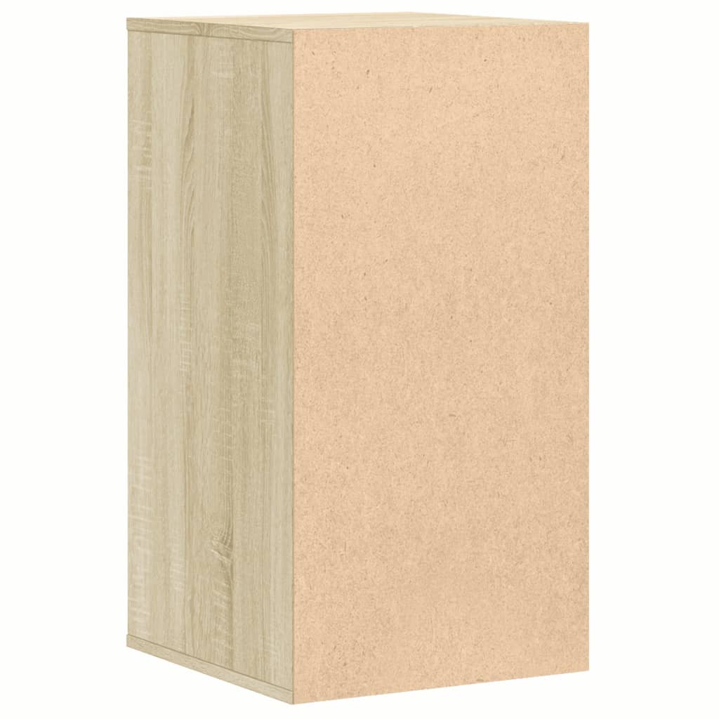 Kommode sonoma eik 40x41x76 cm konstruert tre