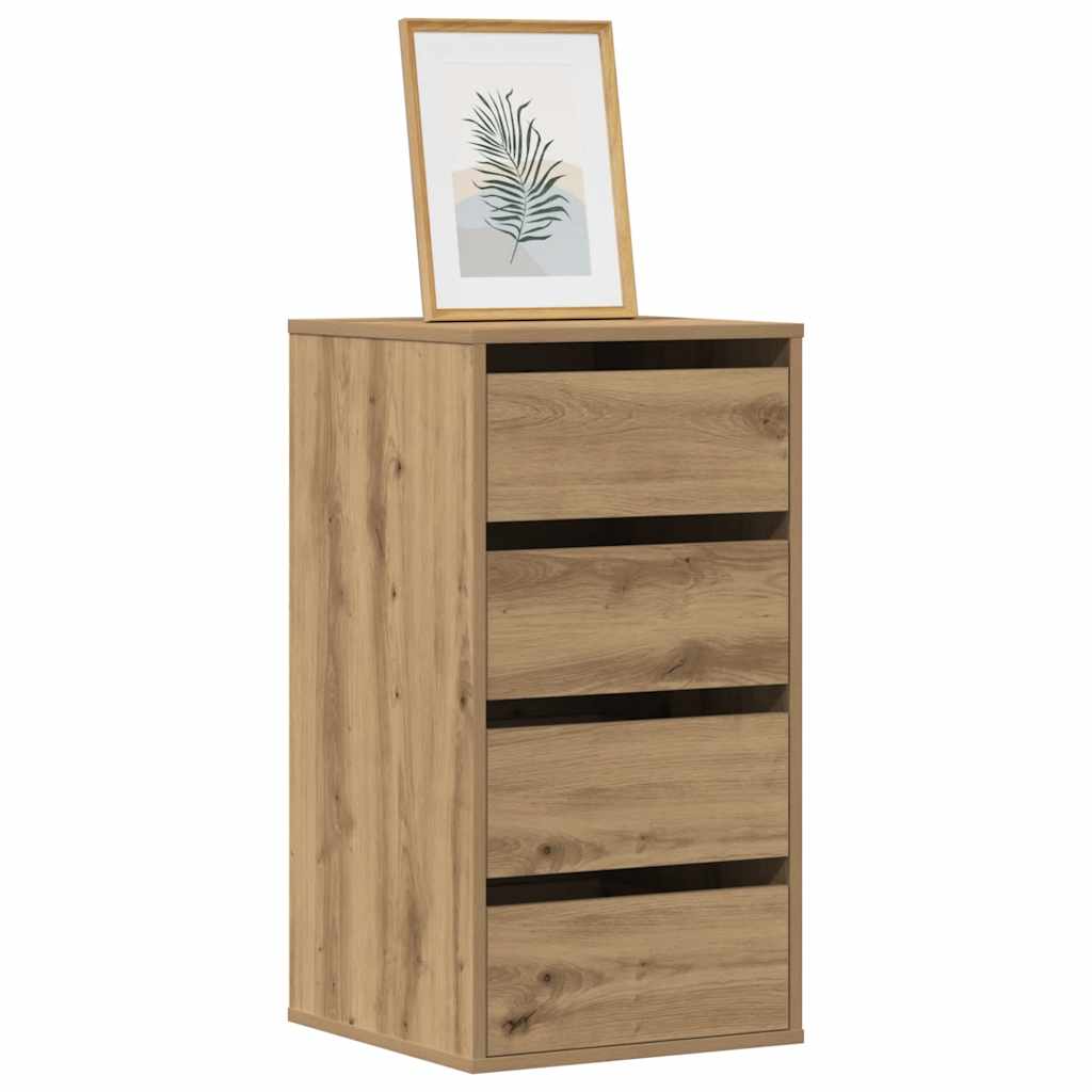 Kommode artisan eik 40x41x76 cm konstruert tre