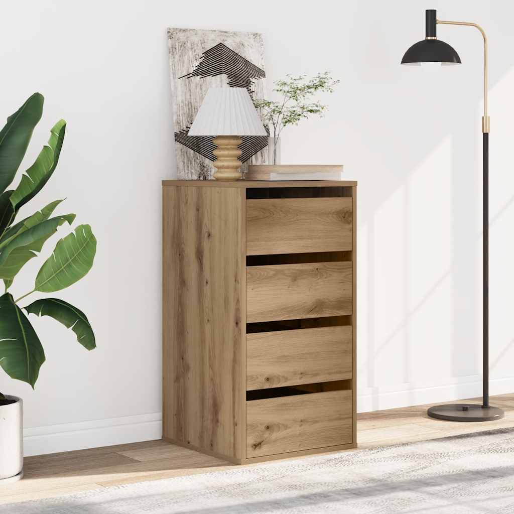 Kommode artisan eik 40x41x76 cm konstruert tre