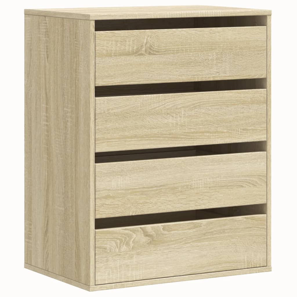 Kommode sonoma eik 60x41x76 cm konstruert tre
