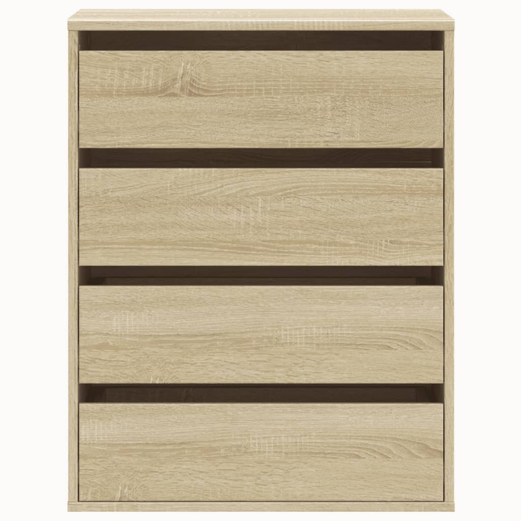 Kommode sonoma eik 60x41x76 cm konstruert tre