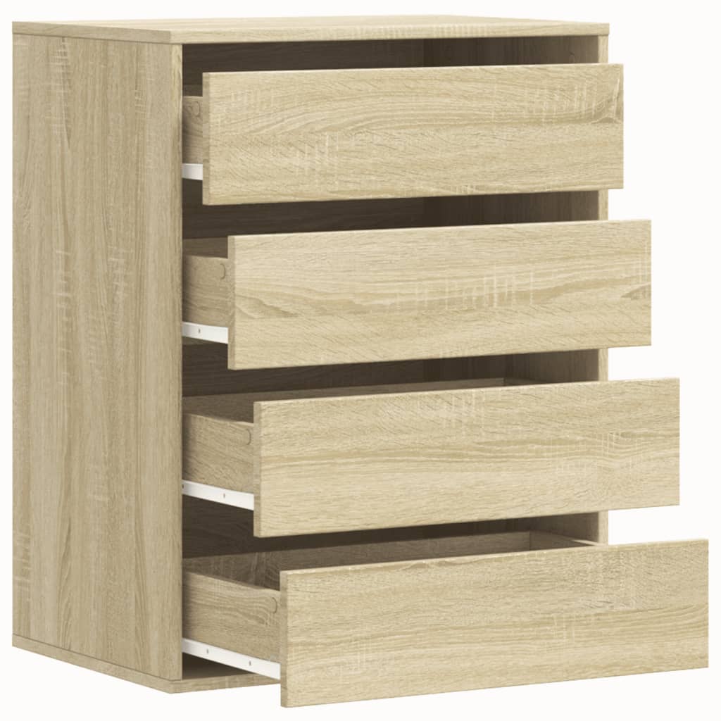 Kommode sonoma eik 60x41x76 cm konstruert tre