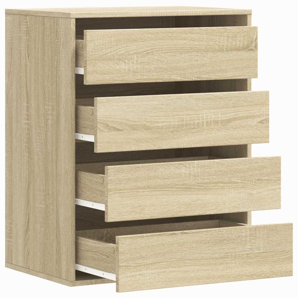 Kommode sonoma eik 60x41x76 cm konstruert tre