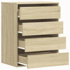 Kommode sonoma eik 60x41x76 cm konstruert tre
