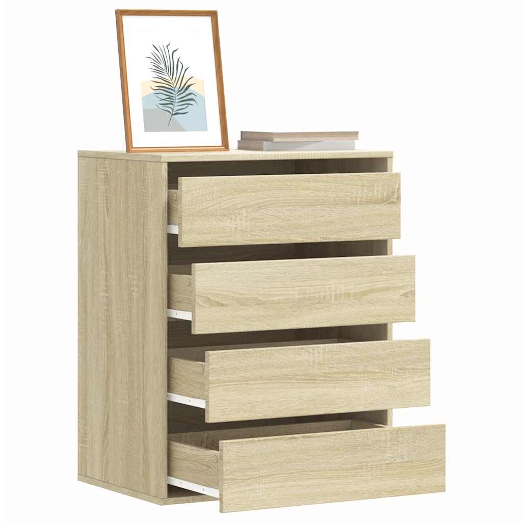 Kommode sonoma eik 60x41x76 cm konstruert tre