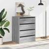 Kommode grå sonoma 60x41x76 cm konstruert tre