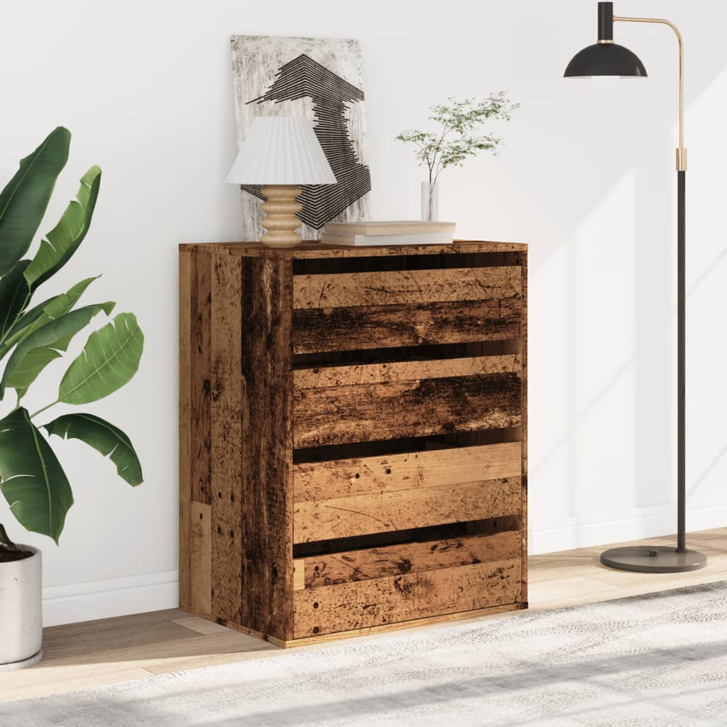 Kommode gammelt tre 60x41x76 cm konstruert tre