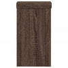 Plantestativer 2 stk brun eik 10x10x18 cm konstruert tre