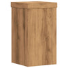 Plantestativer 2 stk artisan eik 10x10x18 cm konstruert tre