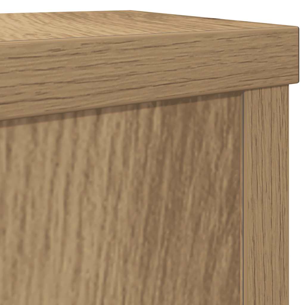 Plantestativer 2 stk artisan eik 10x10x18 cm konstruert tre