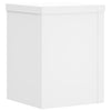 Plantestativer 2 stk hvit 15x15x20 cm konstruert tre