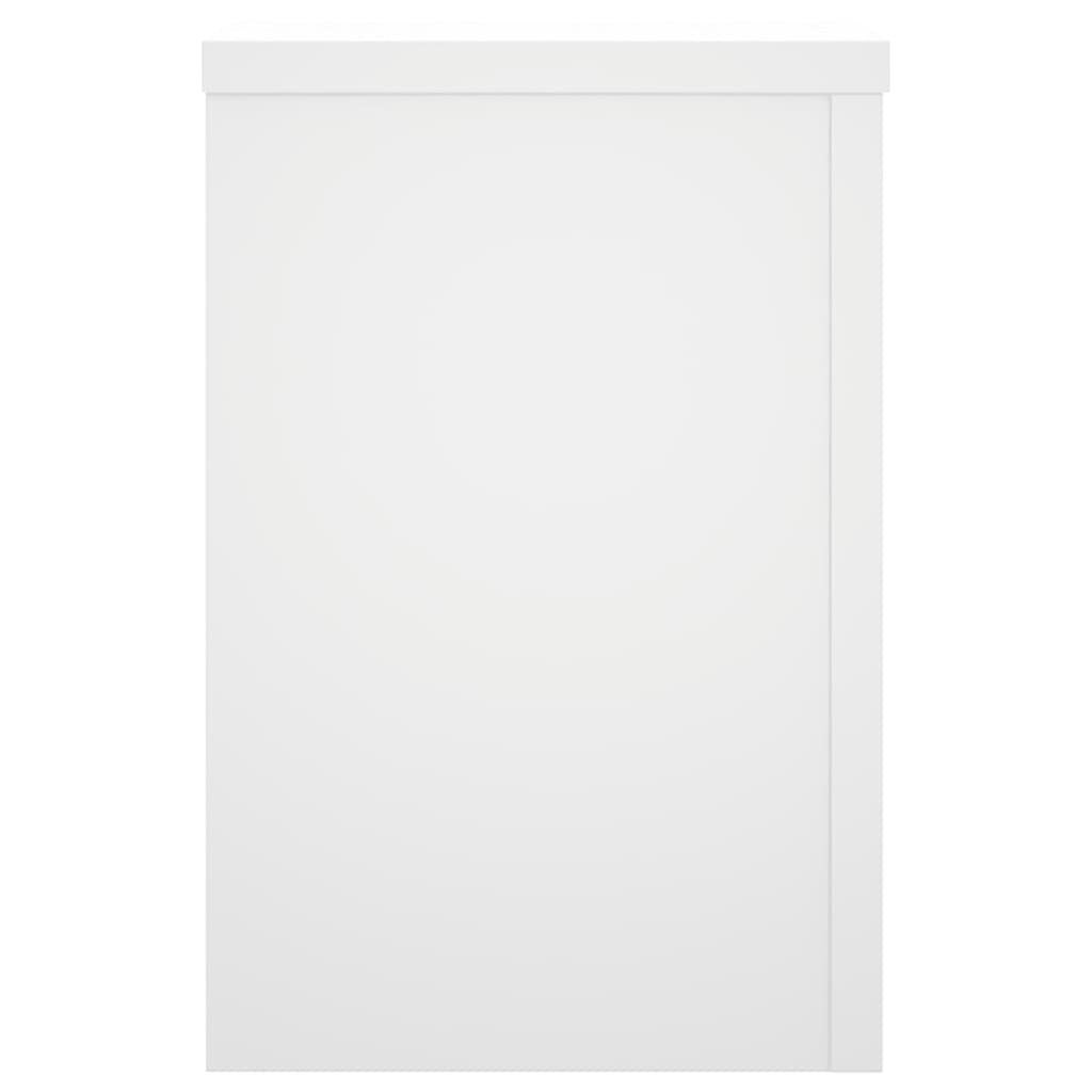 Plantestativer 2 stk hvit 20x20x30 cm konstruert tre