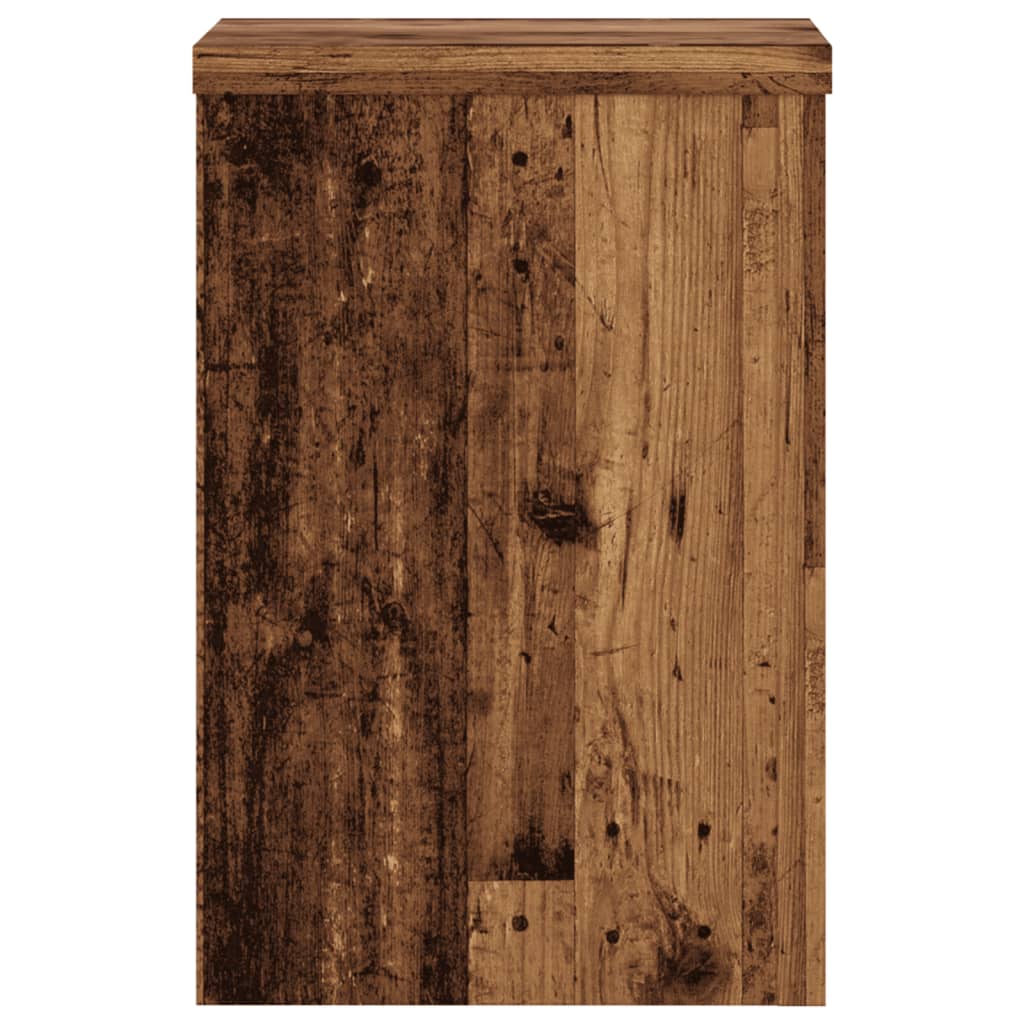 Plantestativer 2 stk gammelt tre 20x20x30 cm konstruert tre