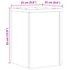 Plantestativer 2 stk svart 25x25x35 cm konstruert tre