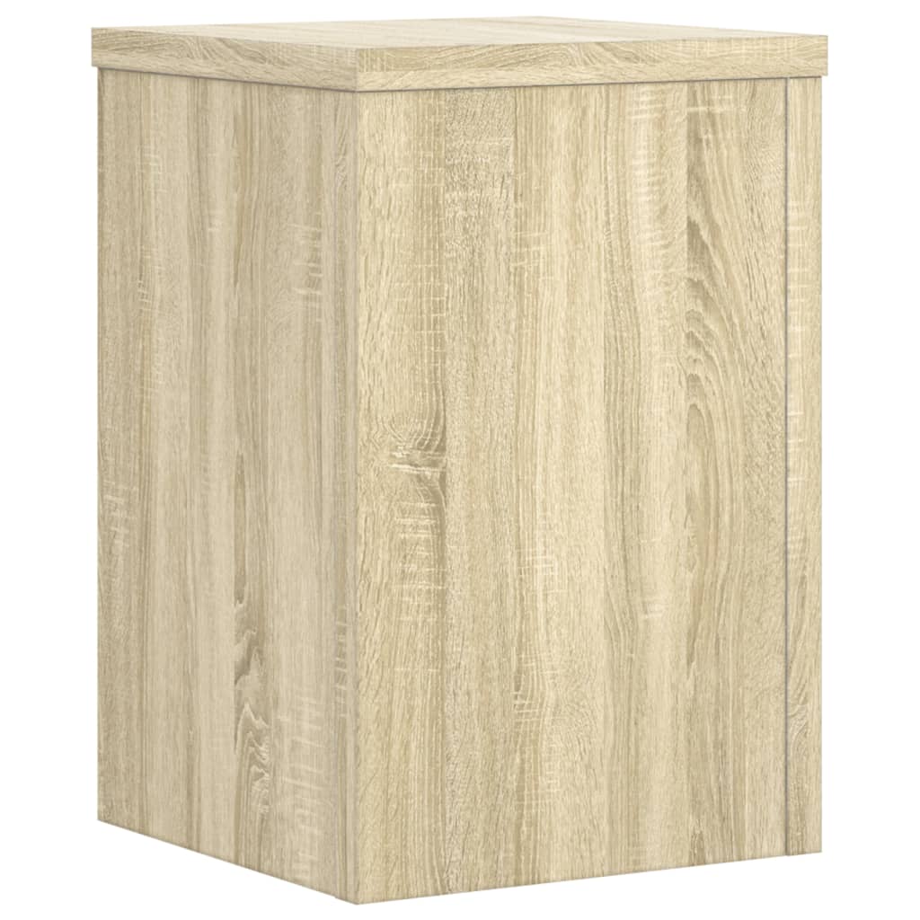Plantestativer 2 stk sonoma eik 25x25x35 cm konstruert tre