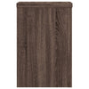 Plantestativer 2 stk brun eik 25x25x35 cm konstruert tre