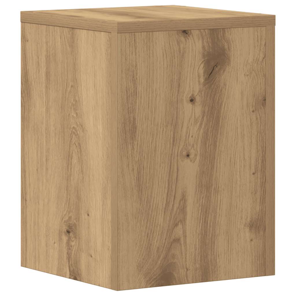 Plantestativer 2 stk artisan eik 25x25x35 cm konstruert tre