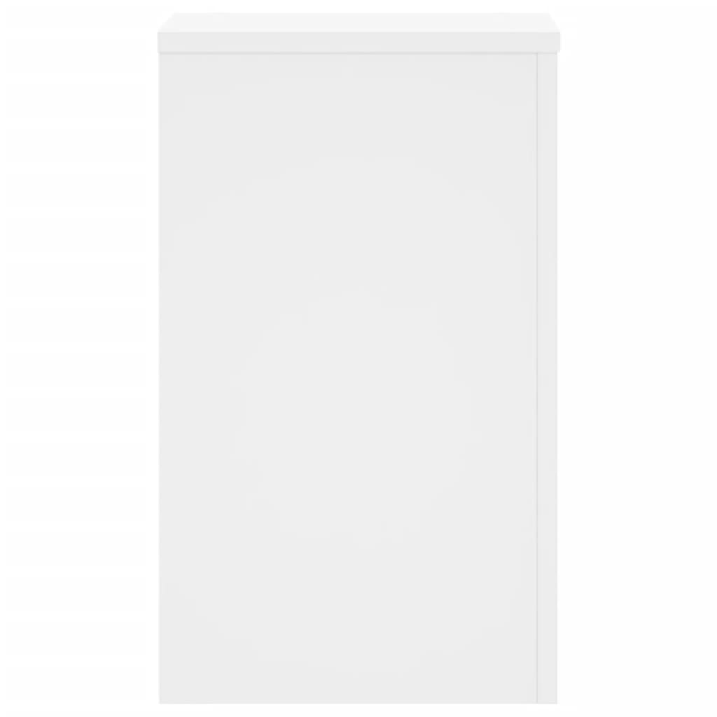 Plantestativer 2 stk hvit 30x30x50 cm konstruert tre