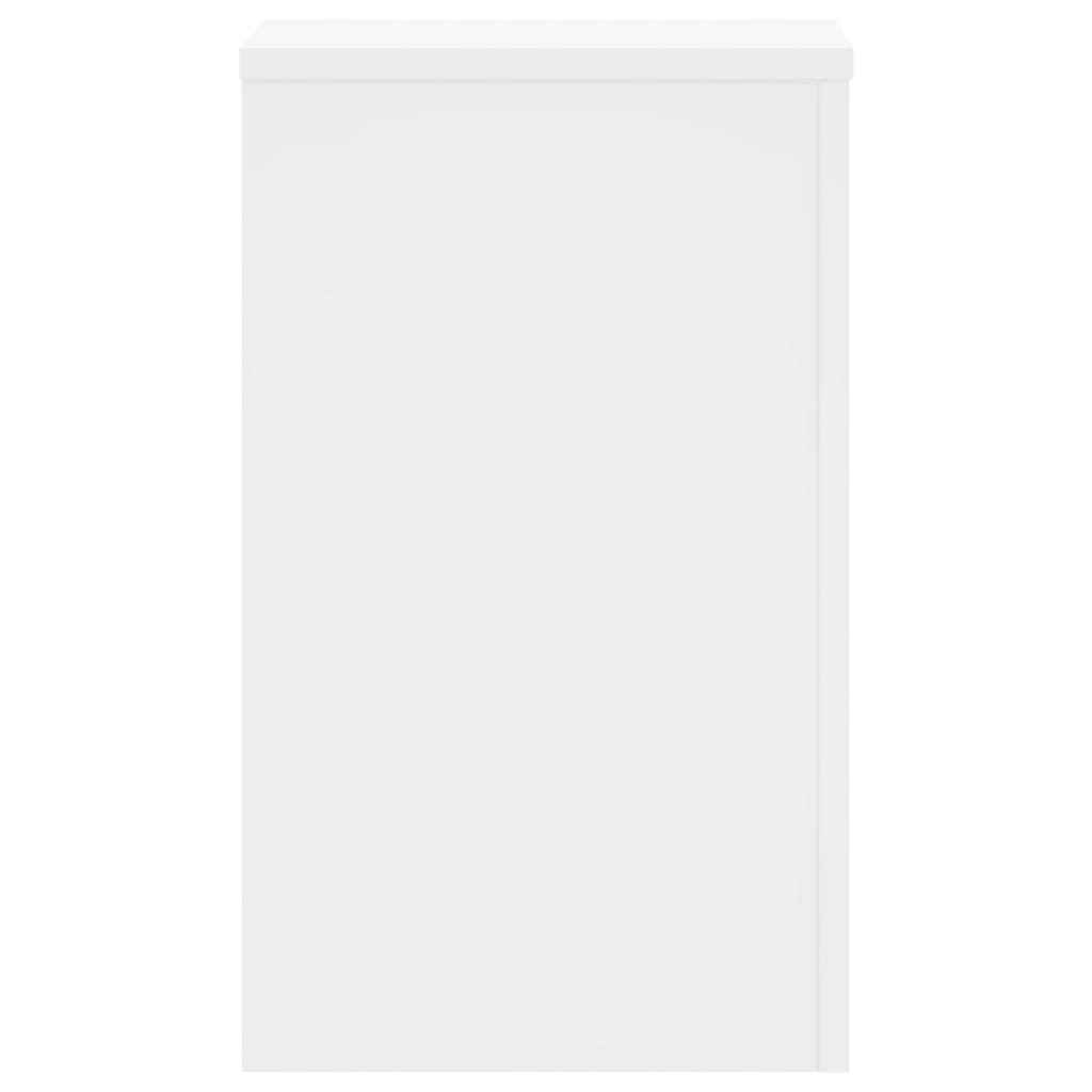 Plantestativer 2 stk hvit 30x30x50 cm konstruert tre