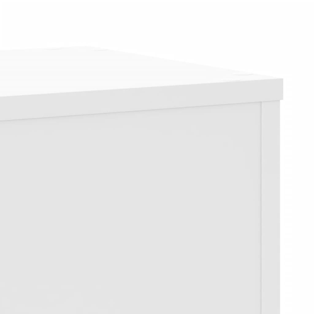 Plantestativer 2 stk hvit 30x30x50 cm konstruert tre