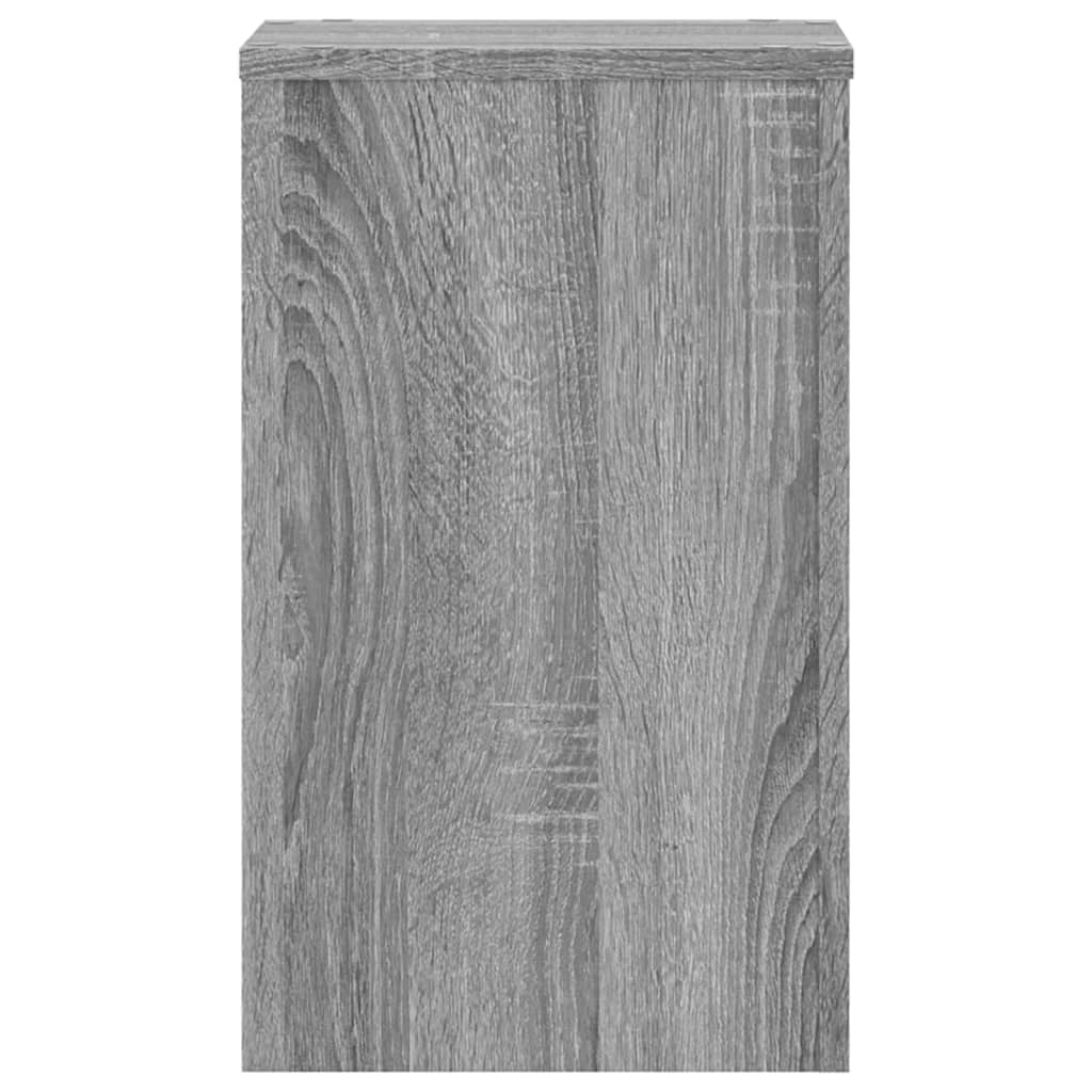 Plantestativer 2 stk grå sonoma 30x30x50 cm konstruert tre