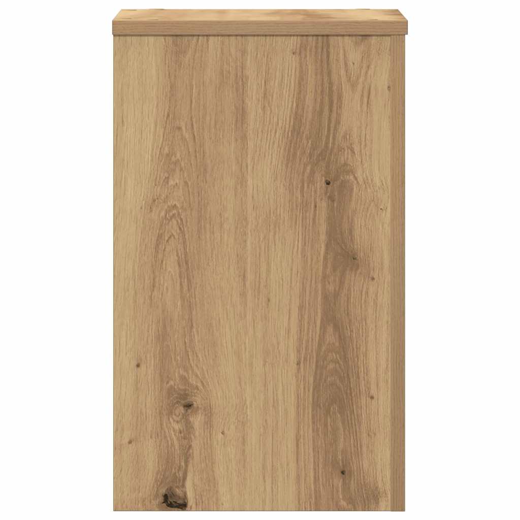 Plantestativer 2 stk artisan eik 30x30x50 cm konstruert tre