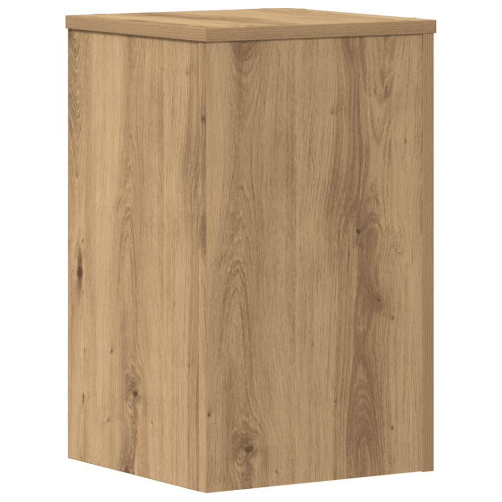 Plantestativer 2 stk artisan eik 30x30x50 cm konstruert tre