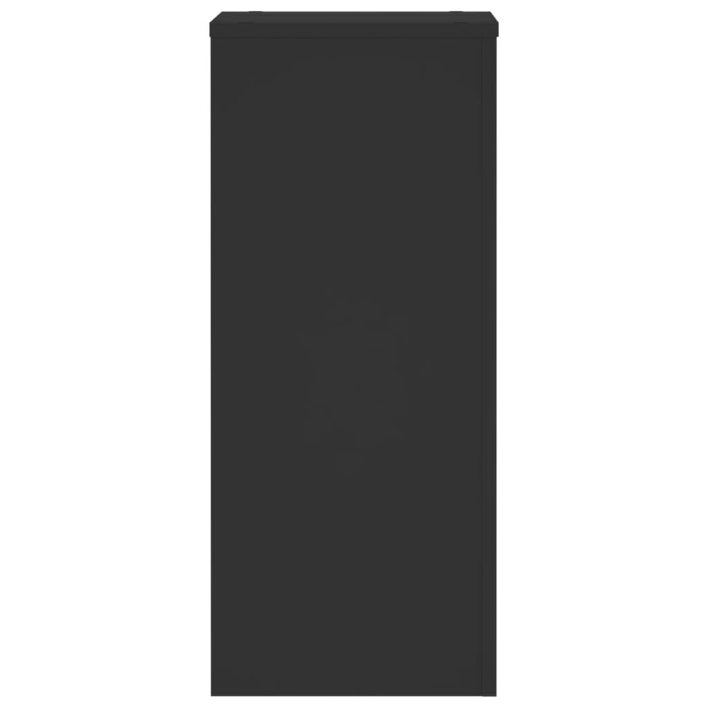 Plantestativer 2 stk svart 30x30x70 cm konstruert tre