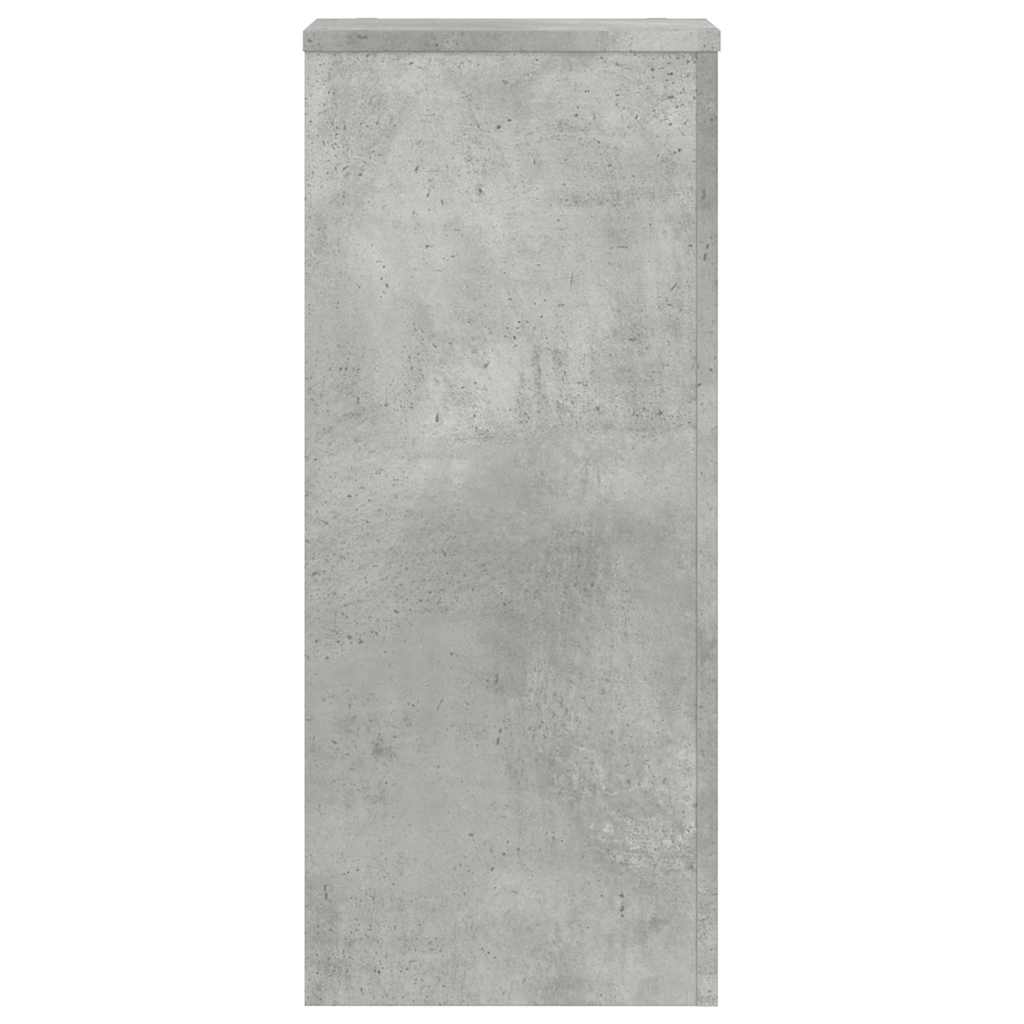 Plantestativer 2 stk betonggrå 30x30x70 cm konstruert tre