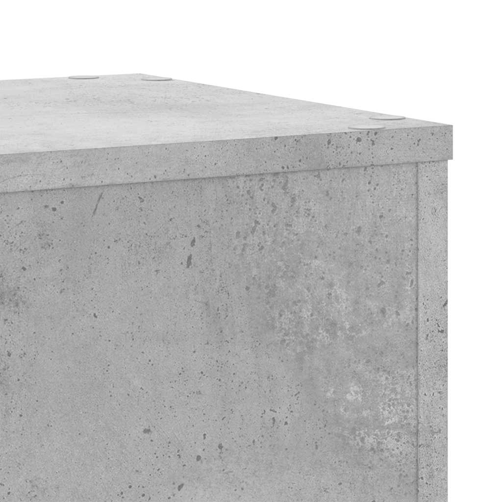 Plantestativer 2 stk betonggrå 30x30x70 cm konstruert tre
