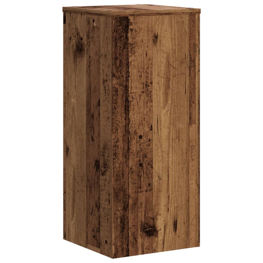 Plantestativer 2 stk gammelt tre 30x30x70 cm konstruert tre
