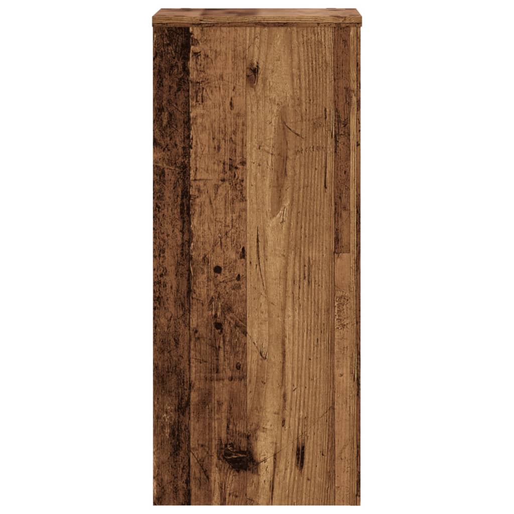 Plantestativer 2 stk gammelt tre 30x30x70 cm konstruert tre
