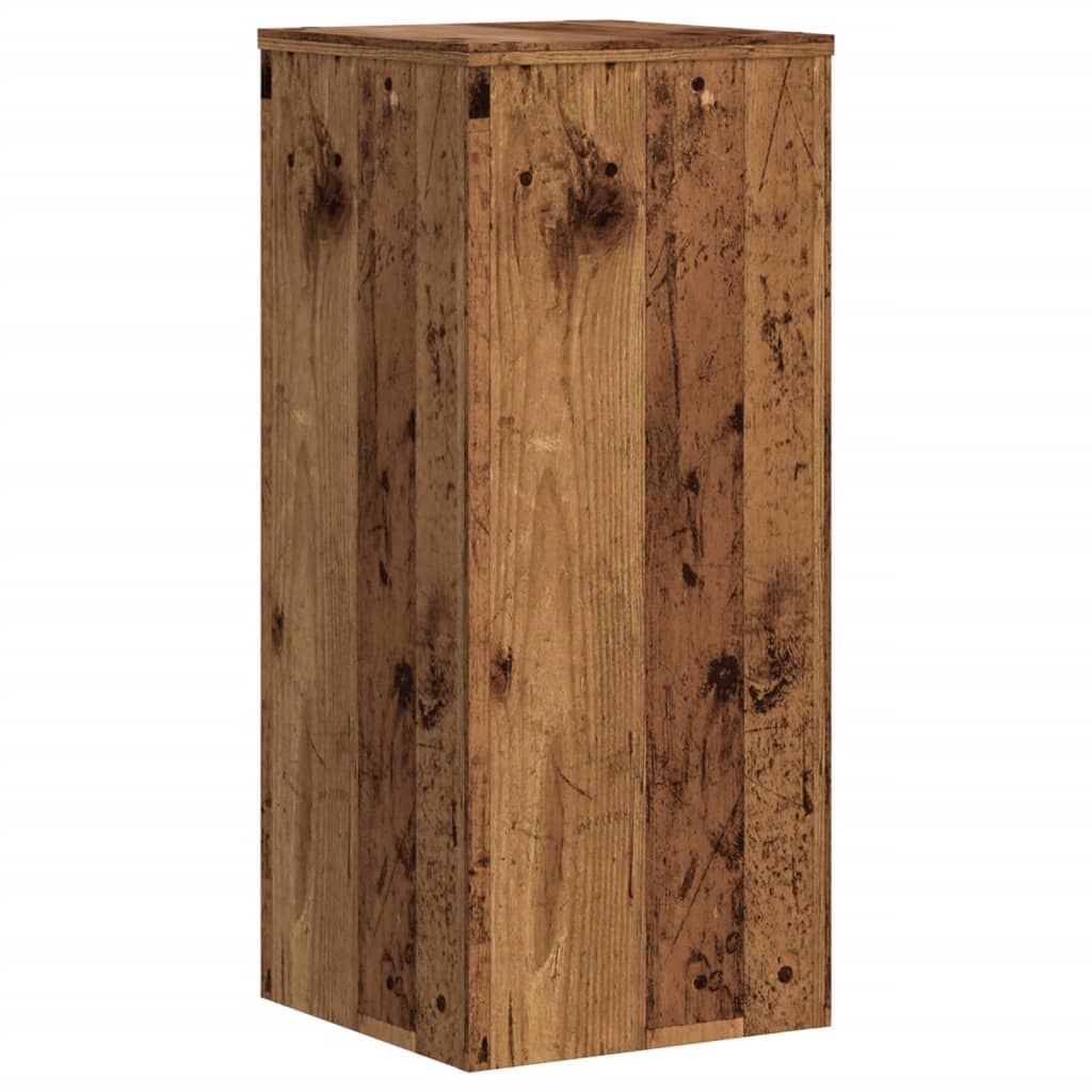 Plantestativer 2 stk gammelt tre 30x30x70 cm konstruert tre