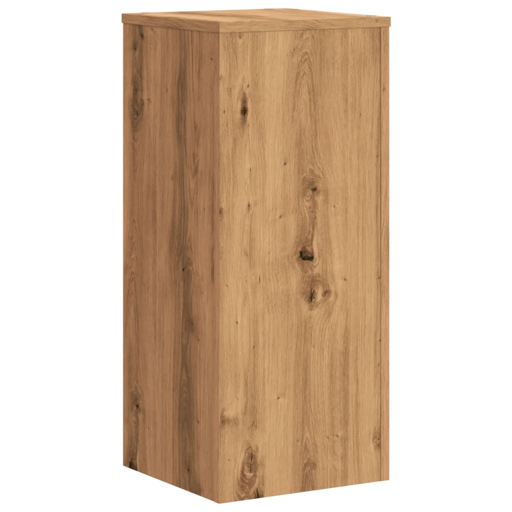 Plantestativer 2 stk artisan eik 30x30x70 cm konstruert tre