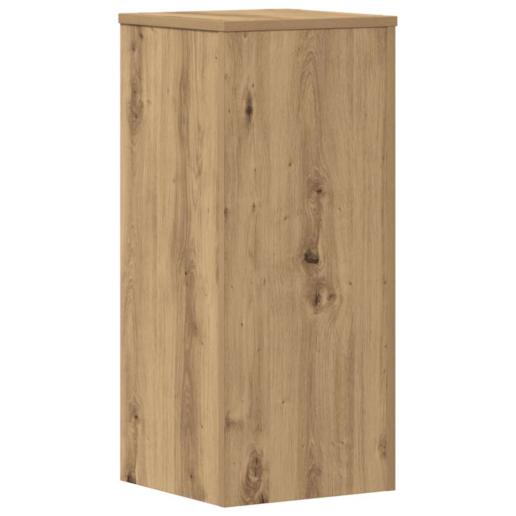 Plantestativer 2 stk artisan eik 30x30x70 cm konstruert tre