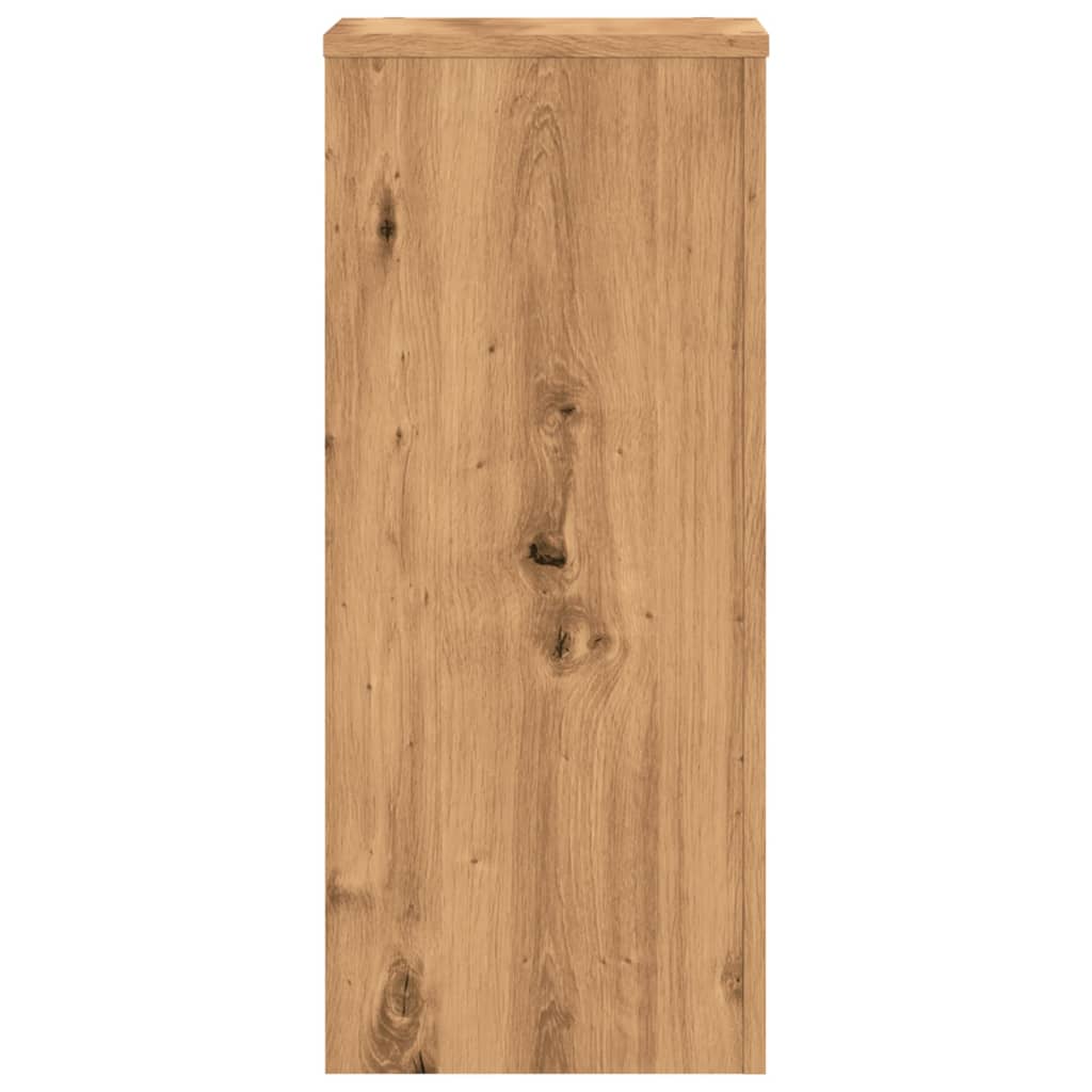 Plantestativer 2 stk artisan eik 30x30x70 cm konstruert tre