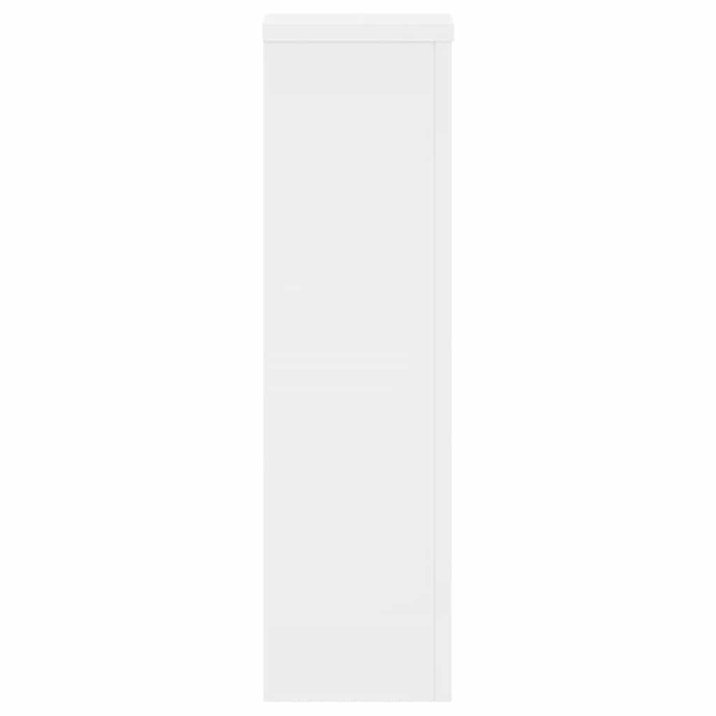 Plantestativer 2 stk hvit 17x17x60 cm konstruert tre