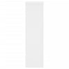 Plantestativer 2 stk hvit 17x17x60 cm konstruert tre