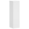 Plantestativer 2 stk hvit 17x17x60 cm konstruert tre