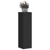 Plantestativer 2 stk svart 17x17x60 cm konstruert tre