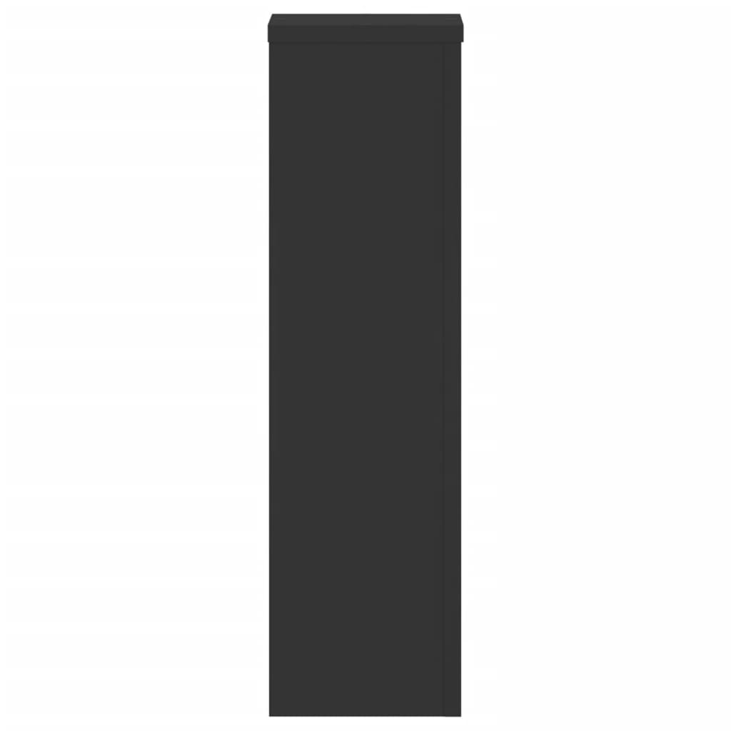 Plantestativer 2 stk svart 17x17x60 cm konstruert tre