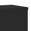 Plantestativer 2 stk svart 17x17x60 cm konstruert tre